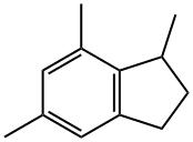 2,3-Dihydro-1,5,7-trimethyl-1H-indene Struktur