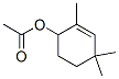 2,4,4-Trimethyl-2-cyclohexen-1-ol acetate Struktur