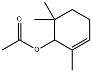 2,6,6-Trimethyl-2-cyclohexen-1-ol acetate Struktur