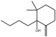 1-Butyl-2,2-dimethyl-6-methylenecyclohexanol Struktur