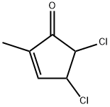 2-Cyclopenten-1-one,  4,5-dichloro-2-methyl- Struktur