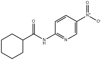 Cyclohexanecarboxamide, N-(5-nitro-2-pyridinyl)- (9CI) Struktur