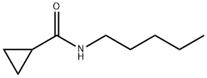 Cyclopropanecarboxamide, N-pentyl- (9CI) Struktur