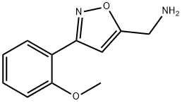 C-[3-(2-METHOXY-PHENYL)-ISOXAZOL-5-YL]-METHYLAMINE Struktur