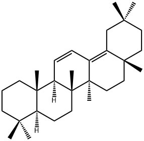 Oleana-11,13(18)-diene Struktur