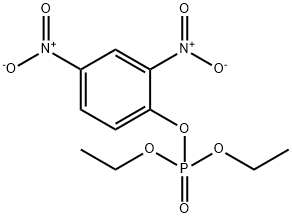 2,4-dinitrophenyl diethyl phosphate Struktur