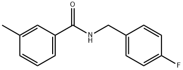 N-(4-Fluorobenzyl)-3-MethylbenzaMide, 97% Struktur