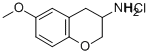 6-METHOXY-CHROMAN-3-YLAMINE HYDROCHLORIDE Struktur