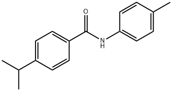 Benzamide, 4-(1-methylethyl)-N-(4-methylphenyl)- (9CI) Struktur