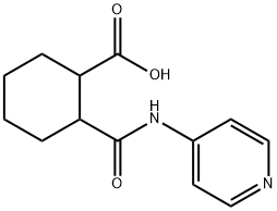 Cyclohexanecarboxylic acid, 2-[(4-pyridinylamino)carbonyl]- (9CI) Struktur