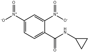 Benzamide, N-cyclopropyl-2,4-dinitro- (9CI) Struktur