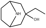 8-Azabicyclo[3.2.1]octan-3-ol, 3-ethyl- (9CI) Struktur