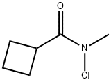 Cyclobutanecarboxamide, N-chloro-N-methyl- (9CI) Struktur