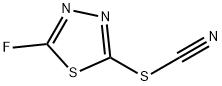 Thiocyanic acid, 5-fluoro-1,3,4-thiadiazol-2-yl ester (9CI) Struktur