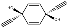 2,5-Cyclohexadiene-1,4-diol, 1,4-diethynyl-, cis- (9CI) Struktur