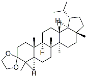 Lupan-3-one ethylene acetal Struktur