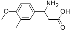 3-AMINO-3-(4-METHOXY-3-METHYLPHENYL)PROPANOIC ACID price.