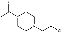 1-acetyl-4-(2-chloroethyl)piperazine Struktur