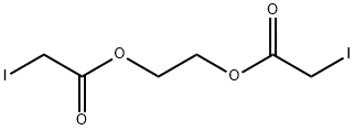 ETHYLENEBIS(IODOACETATE) Struktur