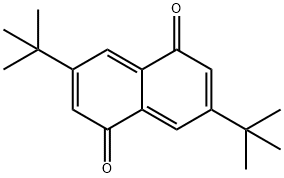 3,7-Di-tert-butylnaphthalene-1,5-dione Struktur