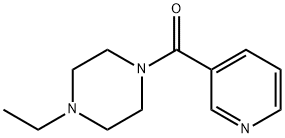 Piperazine, 1-ethyl-4-(3-pyridinylcarbonyl)- (9CI) Struktur