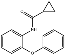 Cyclopropanecarboxamide, N-(2-phenoxyphenyl)- (9CI) Struktur