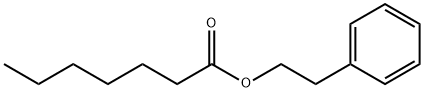 PHENYLETHYL-HEPTANOATE Struktur