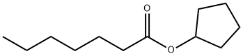 cyclopentyl heptanoate Struktur