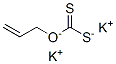 Dithiocarbonic acid O-allyl S-potassium salt Struktur