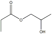 2-hydroxypropyl propionate Struktur