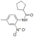 Cyclopentanecarboxamide, N-(4-methyl-2-nitrophenyl)- (9CI) Struktur