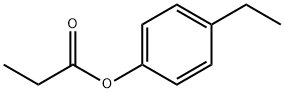 Propionic acid 4-ethylphenyl ester Struktur