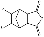 5,6-Dibromohexahydro-4,7-methanoisobenzofuran-1,3-dione Struktur