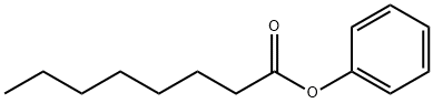 phenyl octanoate Struktur