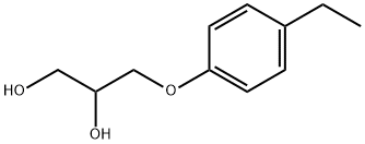 3-(p-Ethylphenoxy)-1,2-propanediol Struktur