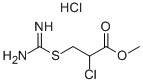 METHYL(AMIDINOTHIO)-2-CHLOROPROPIONATEHYDROCHLORIDE Struktur