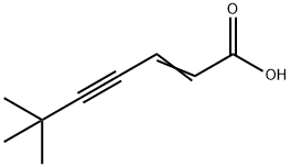 (E)-6,6-DIMETHYL-HEPT-2-EN-4-YNOIC ACID Struktur