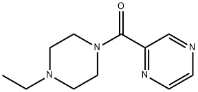 Piperazine, 1-ethyl-4-(pyrazinylcarbonyl)- (9CI) Struktur