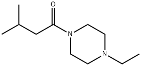 Piperazine, 1-ethyl-4-(3-methyl-1-oxobutyl)- (9CI) Struktur