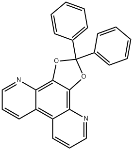 2,2-Diphenyl-1,3-dioxolo[4,5-f][4,7]phenanthroline Struktur