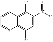 5,8-Dibromo-6-nitroquinoline Struktur