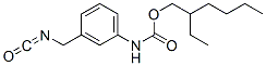 2-ethylhexyl (3-isocyanatomethylphenyl)-carbamate Struktur