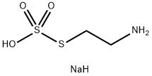 sodium S-(2-aminoethyl) thiosulphate Struktur