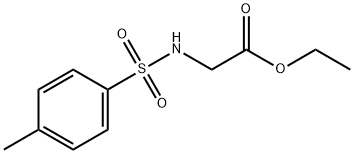 對甲苯磺酰基甘氨酸乙酯 結構式