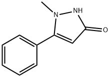 1,2-Dihydro-1-methyl-5-phenyl-3H-pyrazol-3-one Struktur