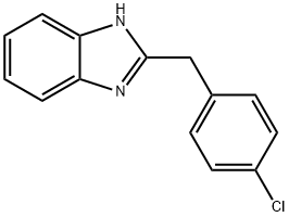 2-(4-Chlorobenzyl)benzimidazole Struktur