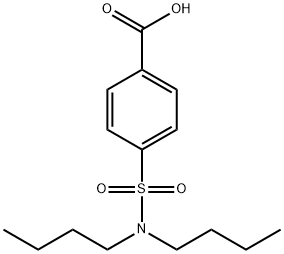 P-(DIBUTYLSULFAMOYL)BENZOICACID Struktur