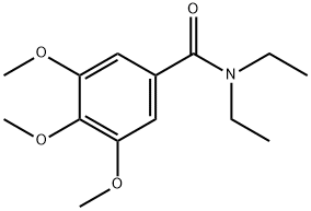 N,N-Diethyl-3,4,5-trimethoxybenzamide Struktur