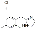 4,5-dihydro-2-[(2,4,6-trimethylphenyl)methyl]-1H-imidazole monohydrochloride Struktur