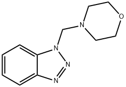 (4-MORPHOLINYLMETHYL)BENZOTRIAZOLE  97%& Struktur